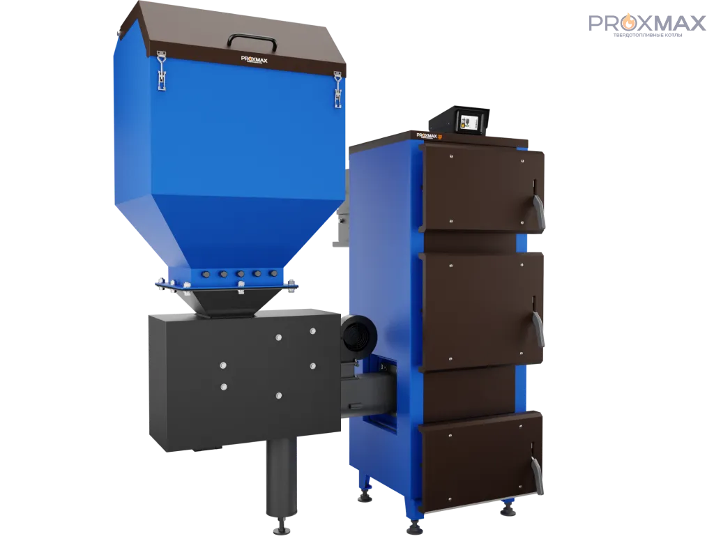 Котел длительного горения на пеллетах для дома PROXMAX PELLET 24KW 246L