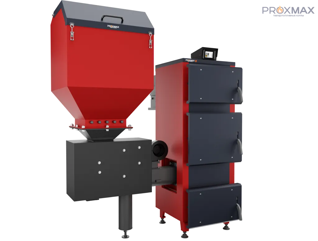 Котел длительного горения на пеллетах для дома PROXMAX PELLET 50KW 471L